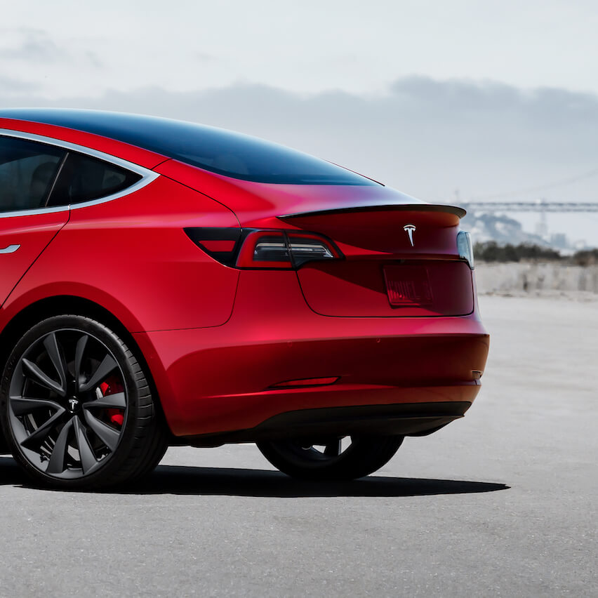 Passend Für Tesla Model 3 YJ 2017-19 Carbon Heckspoiler Heckflügel Spoiler Lippe 