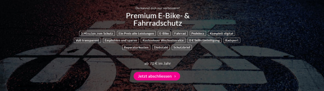 helden.de E-Bike Versicherung